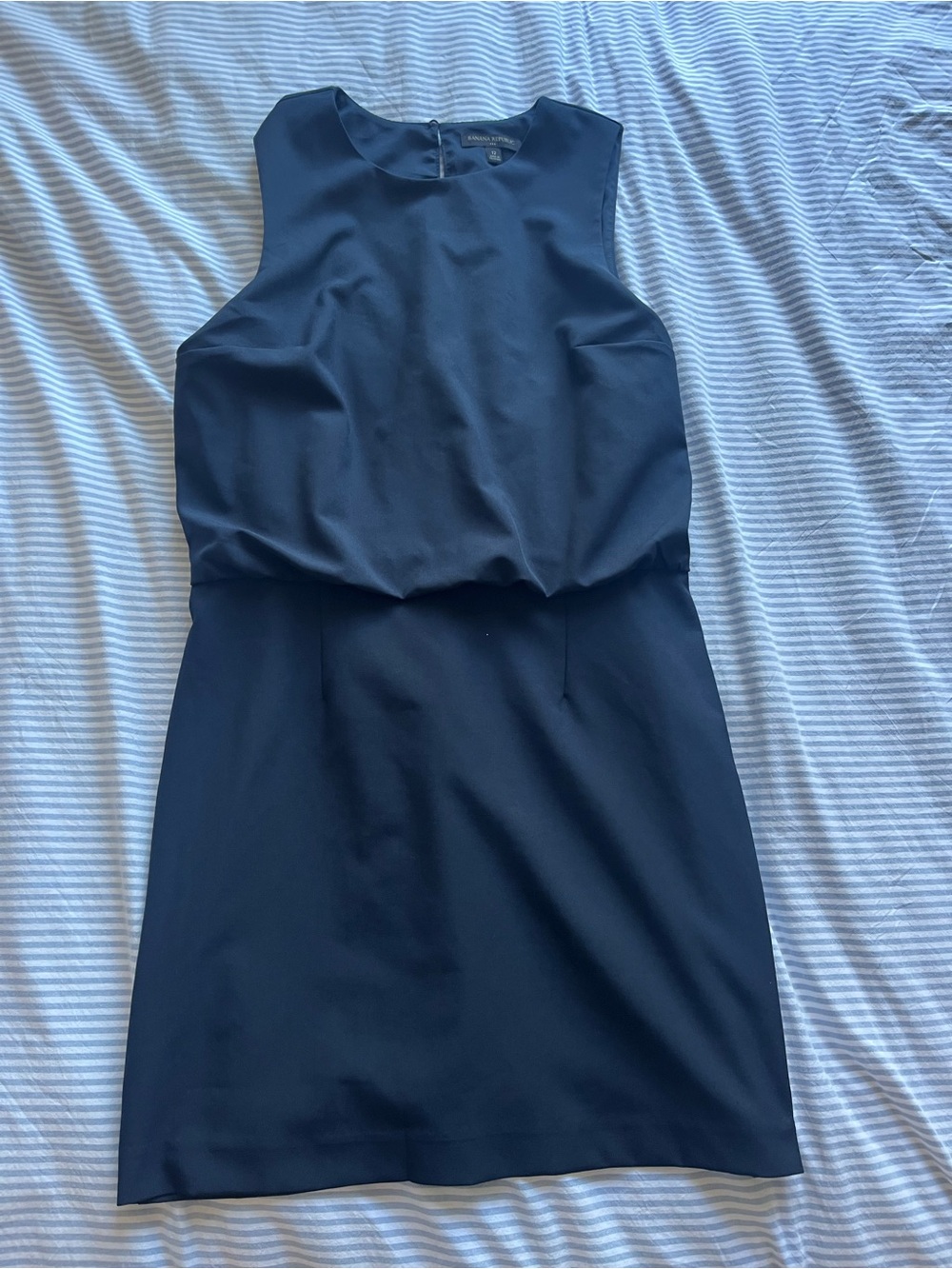 Banana Republic Navy Sleeveless Mini Dress